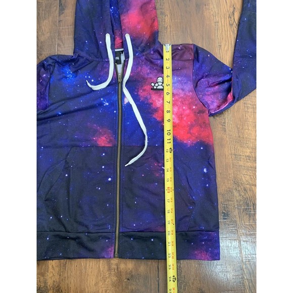 TOFUU galaxy print hoodie child size Large - Picture 5 of 5